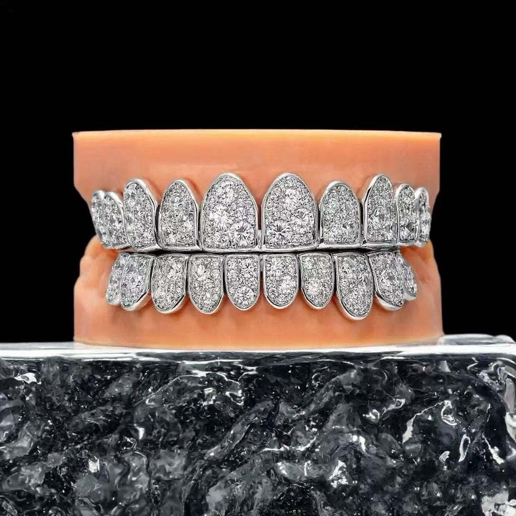 Custom grill & Mosaic Diamond Grillz