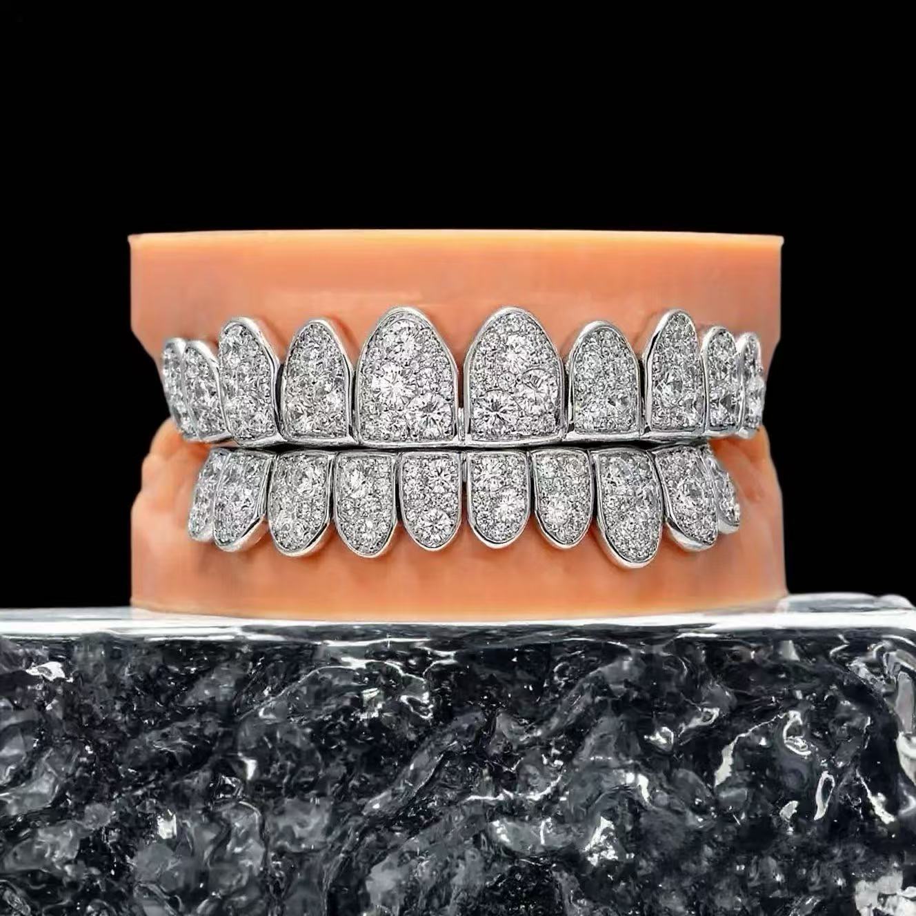 Custom grill & Mosaic Diamond Grillz