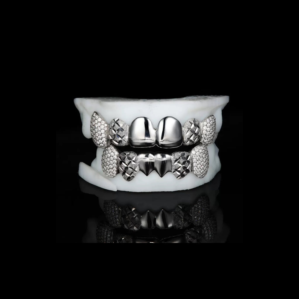 Custom Grillz & Polished Diamond Cut Grillz