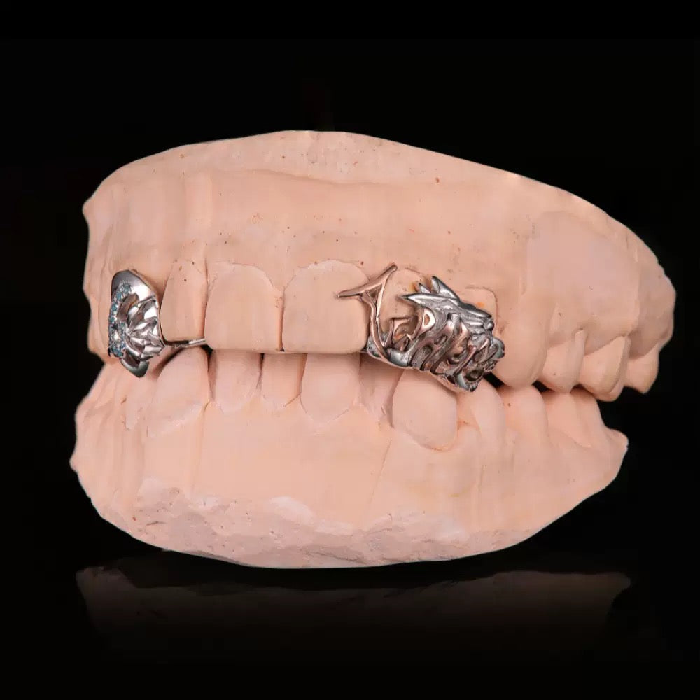 Custom Grillz & Open Face Diamond S925 Grillz