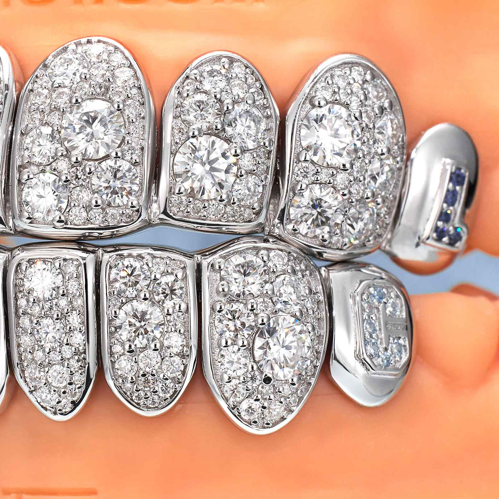 Custom grill & Mosaic Diamond Grillz