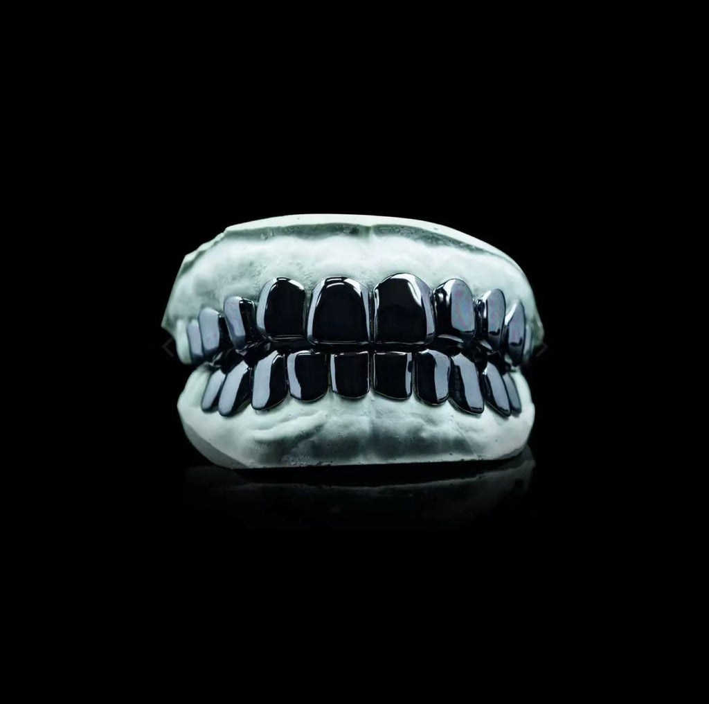 Custom grill & Black gold grillz
