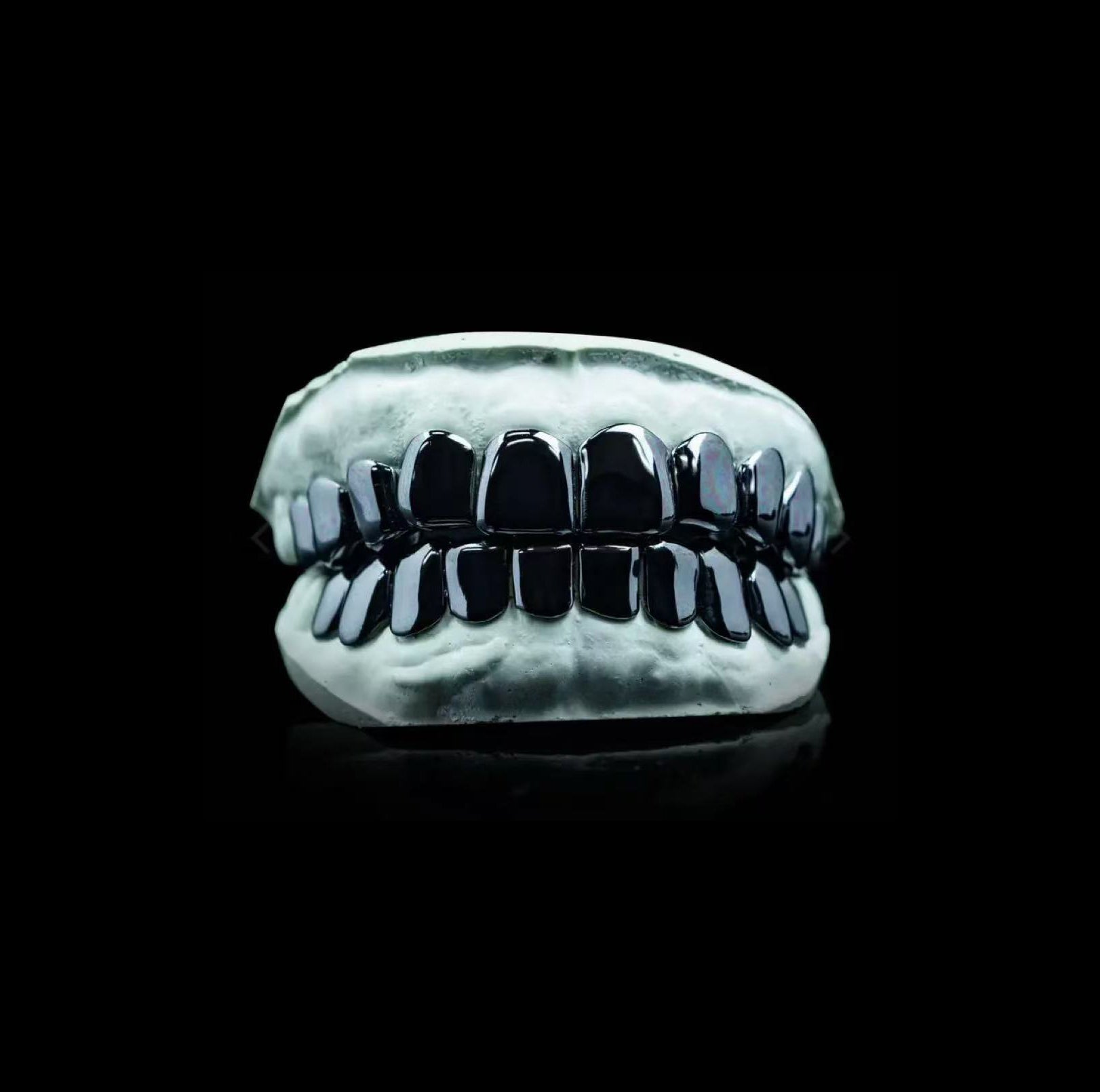 Custom grill & Black gold grillz