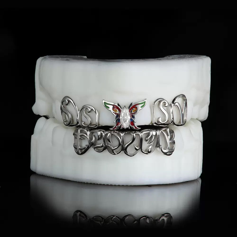 Custom Grillz & Butterfly S925 Grillz