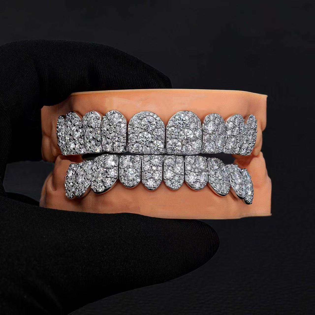 Custom grill & Mosaic Diamond Grillz