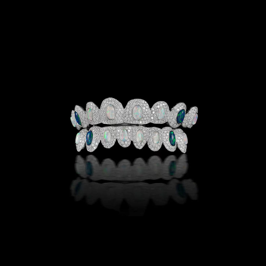 Custom Grillz & Opal Diamond Grillz