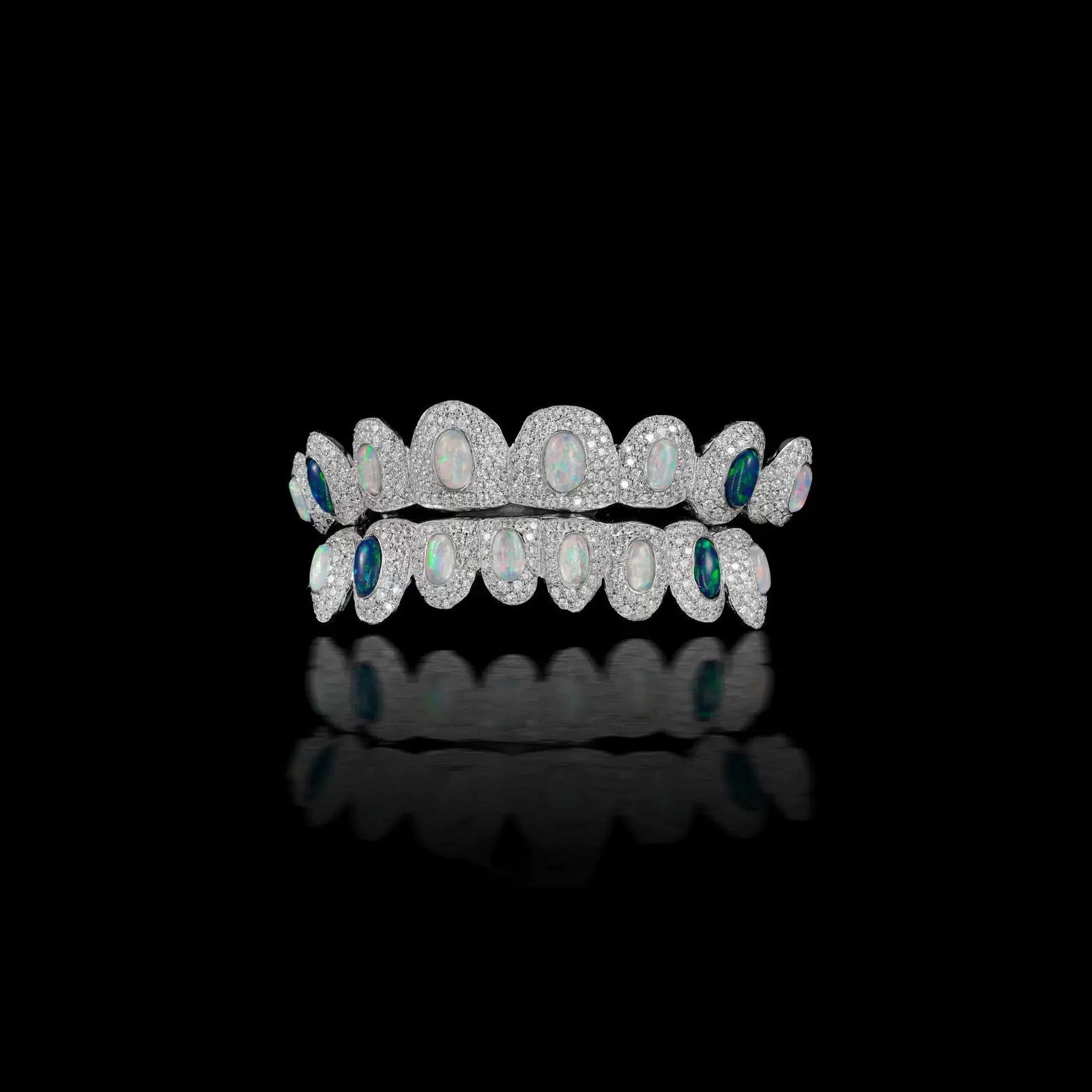 Custom Grillz & Opal Diamond Grillz