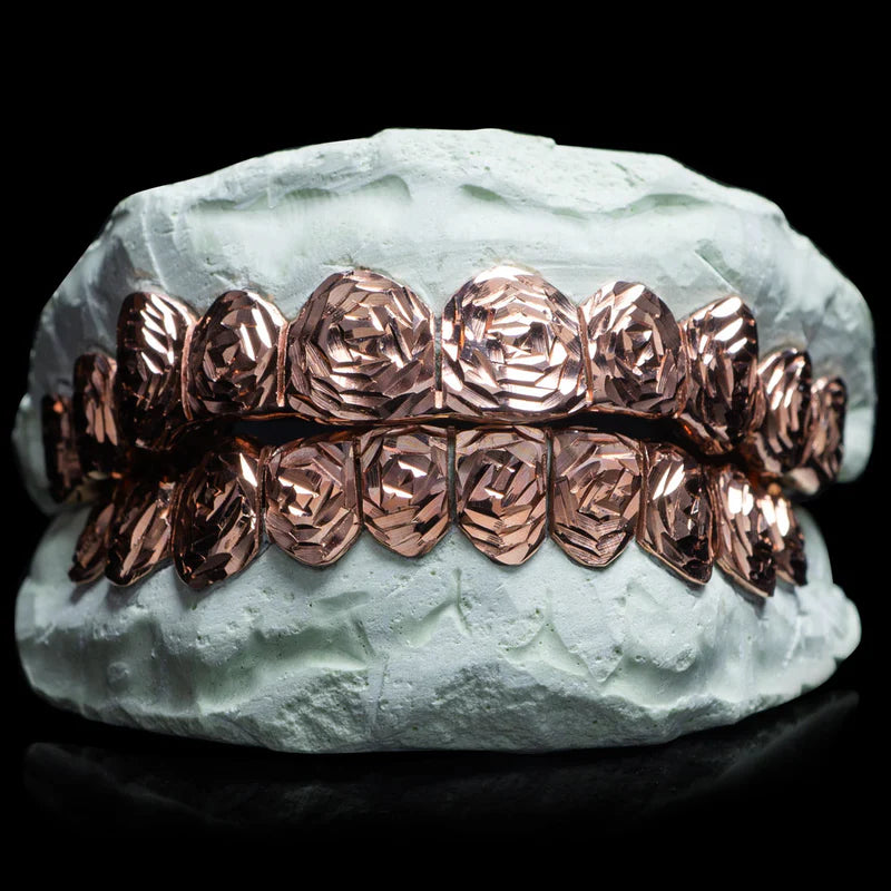 Custom grill & 925 Sterling Silver Rose Cut Grillz