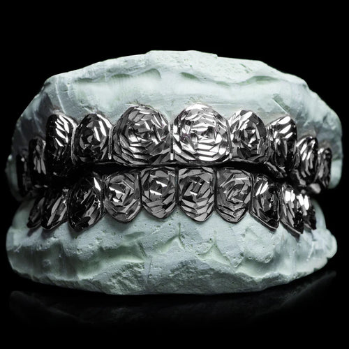 Custom grill & 925 Sterling Silver Rose Cut Grillz