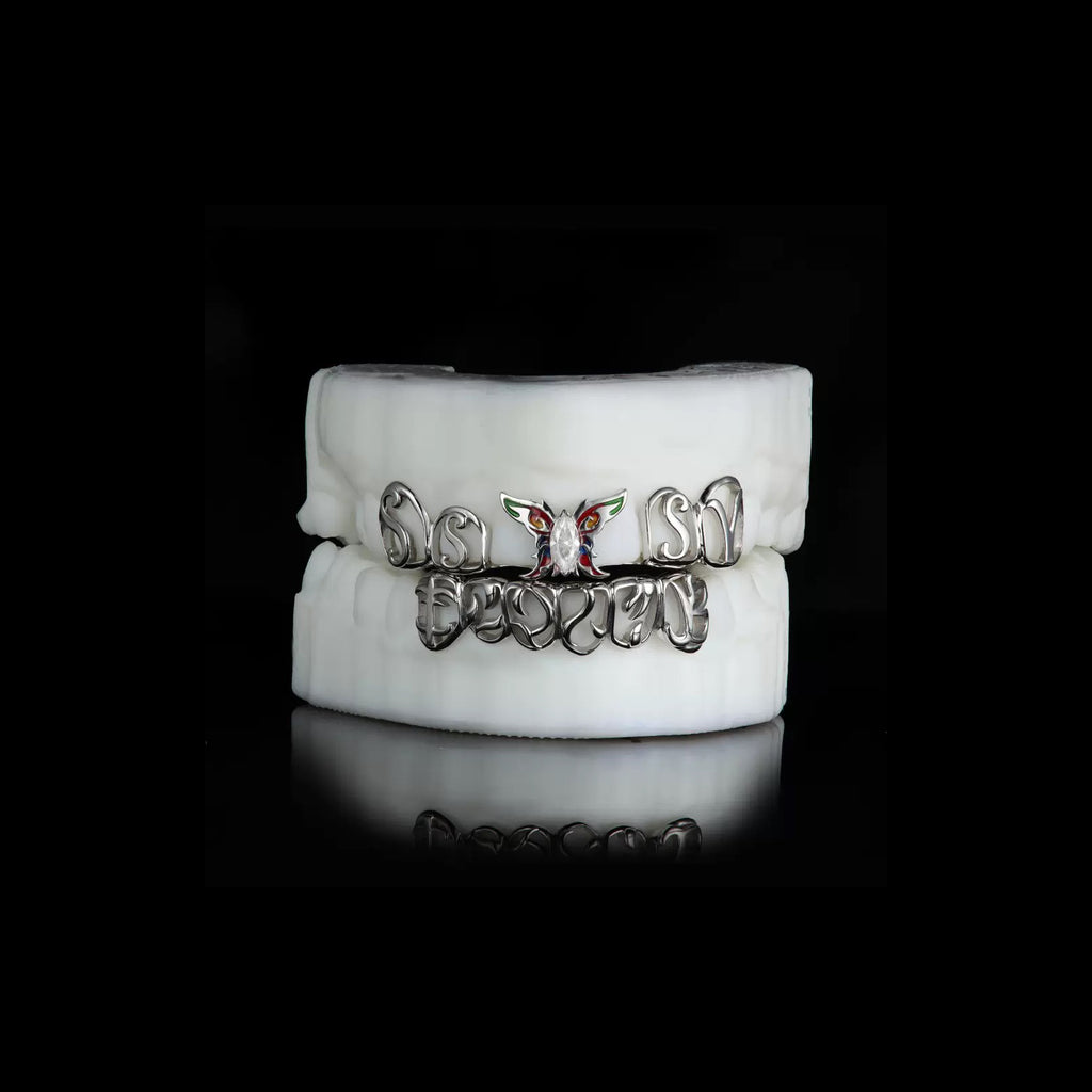 Custom Grillz & Butterfly S925 Grillz